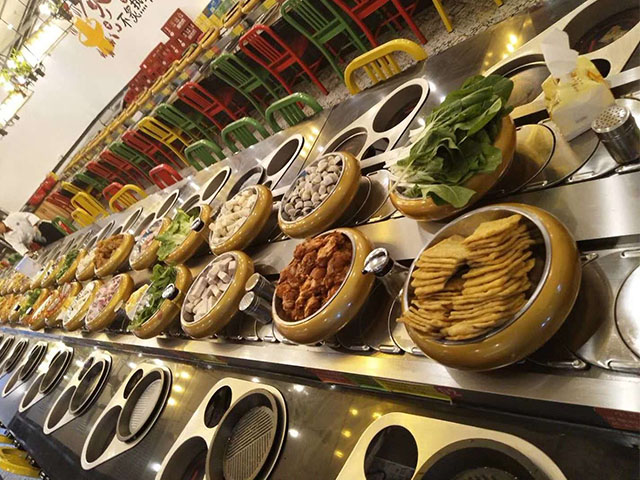 旋转火锅设备 旋转火锅设备