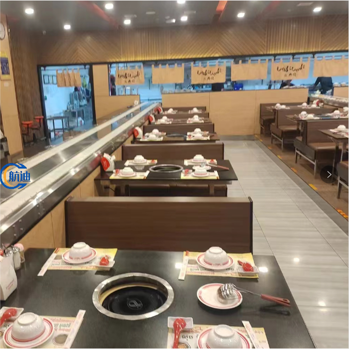 旋转小火锅设备自助餐厅设备回转寿司机器